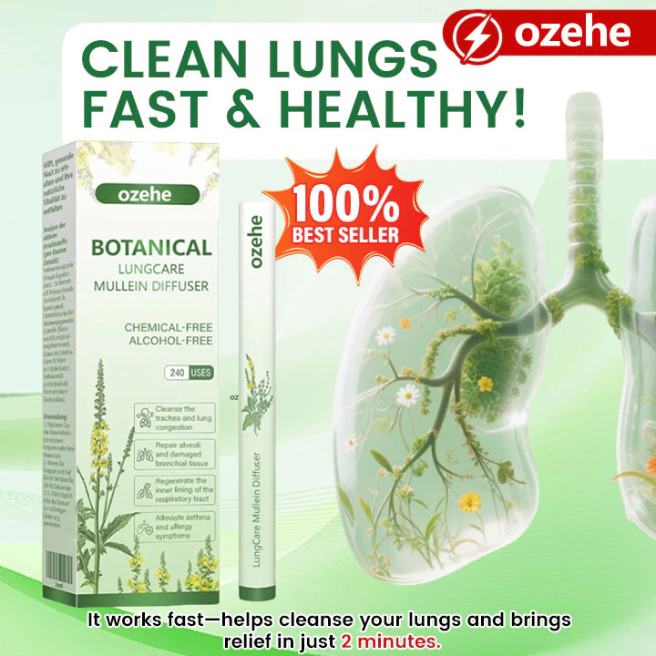 Breathe Easier Instantly: The Ultimate Botanical LungCare Diffuser