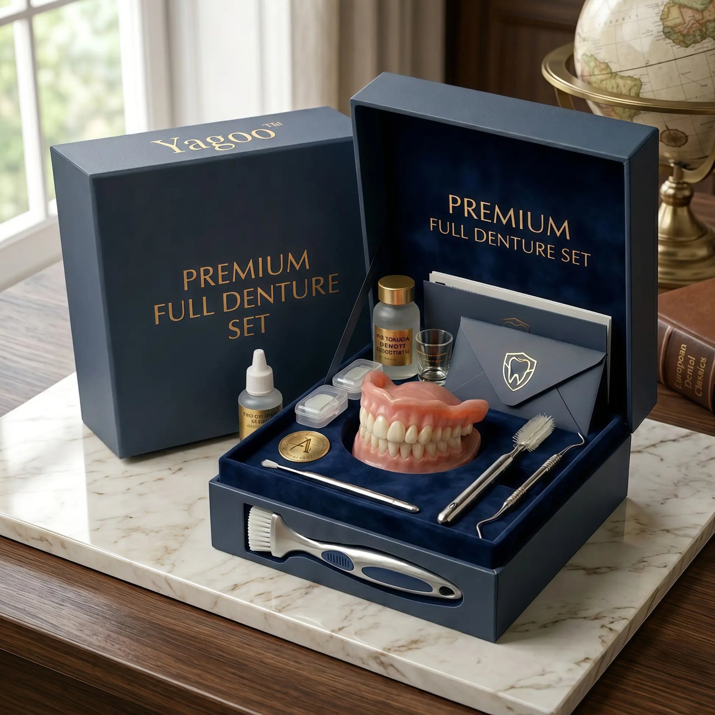 Newly upgraded second-generation YagooTM complete dentures