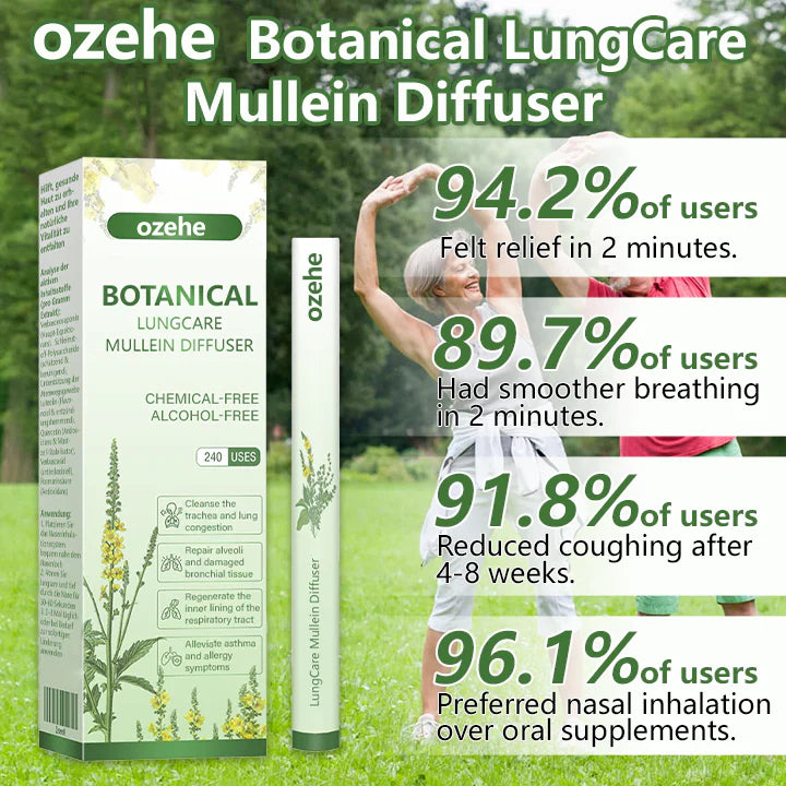 Breathe Easier Instantly: The Ultimate Botanical LungCare Diffuser
