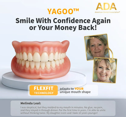 YAGOOTM Custom-Fit Full Functional Dentures
